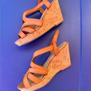 Kelly & Katie tan wedges